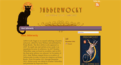 Desktop Screenshot of jabberwocky-magazine.com