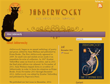 Tablet Screenshot of jabberwocky-magazine.com